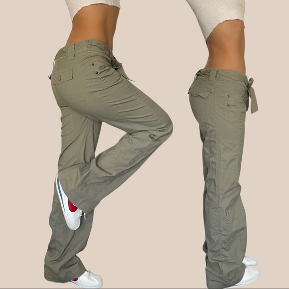 Khaki cargo pants - Picture 2 of 4